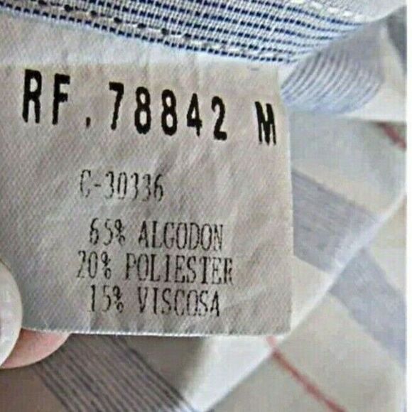 Blumer Madrid Shirt Long Sleeve Dress Shirt Button Down Striped Men's Size XL - Picture 8 of 8